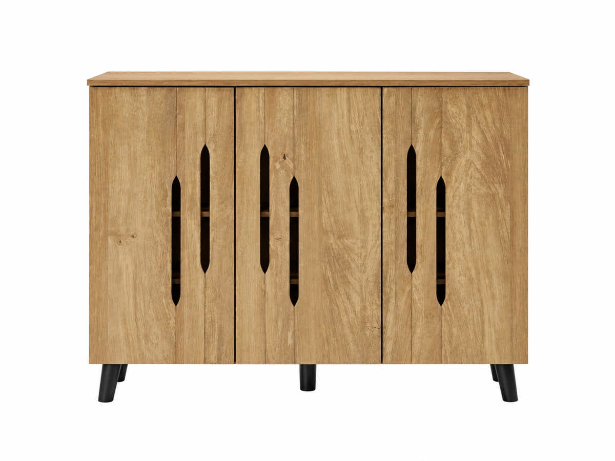 Hydrangea 3-Door Shoe Cabinet