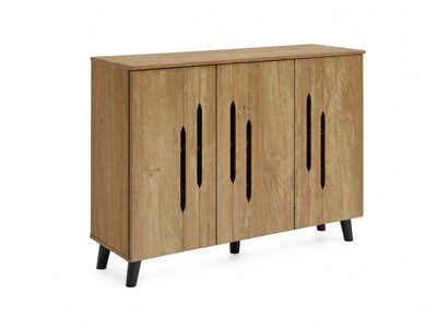Hydrangea 3-Door Shoe Cabinet