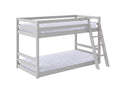 Xclusive Polli Mid-Sleeper Bunk Bed - Grey & Bon10 Mattress - Single x2