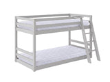 Xclusive Polli Mid-Sleeper Bunk Bed - Grey & Bon10 Mattress - Single x2