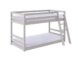 Xclusive Polli Mid-Sleeper Bunk Bed - Grey & Bon10 Mattress - Single x2