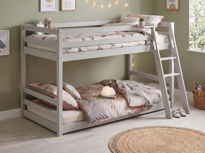 Xclusive Polli Mid-Sleeper Bunk Bed - Grey