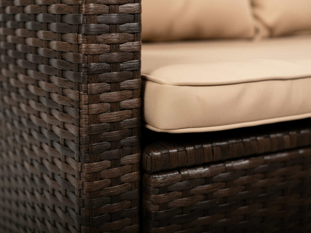 Allyn 8-Piece Outdoor Set - Brown