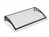 Clear Window Awning 100cm x 120cm