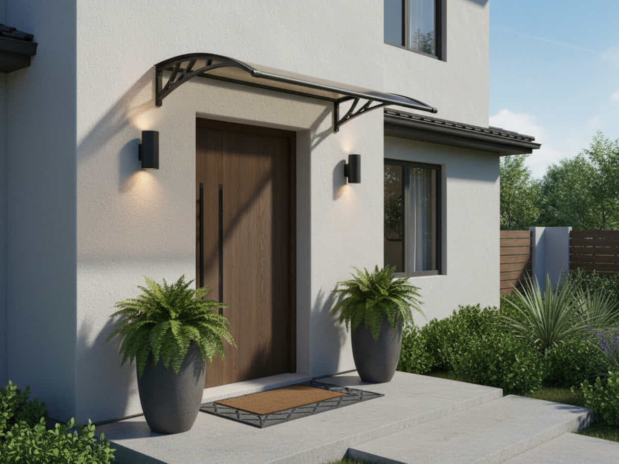 Brown Window Awning 100cm x 100cm