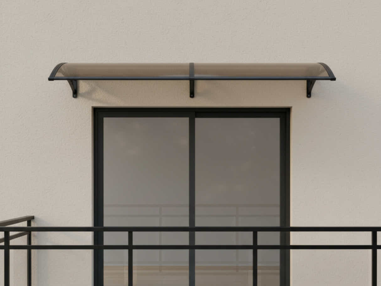 Brown Window Awning 100cm x 200cm