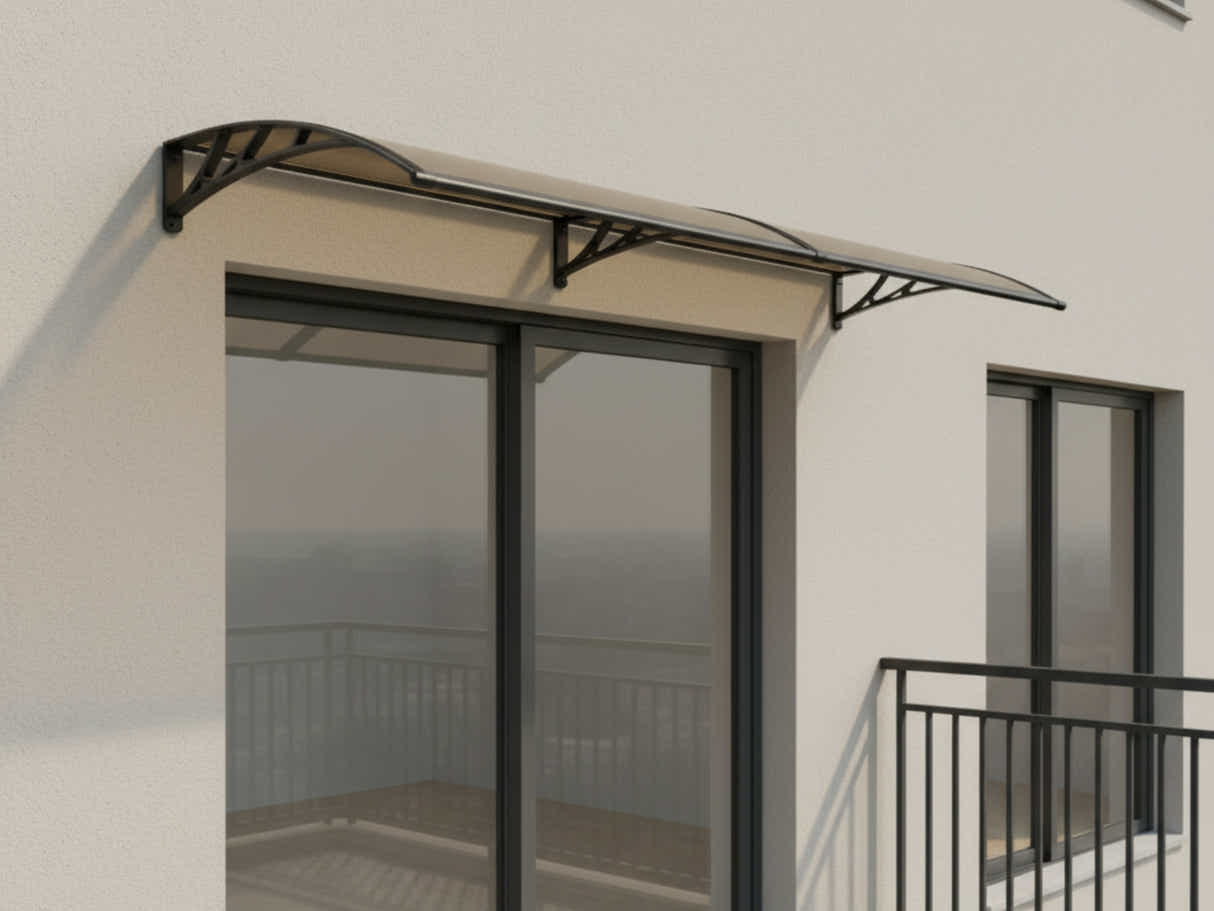 Brown Window Awning 100cm x 200cm