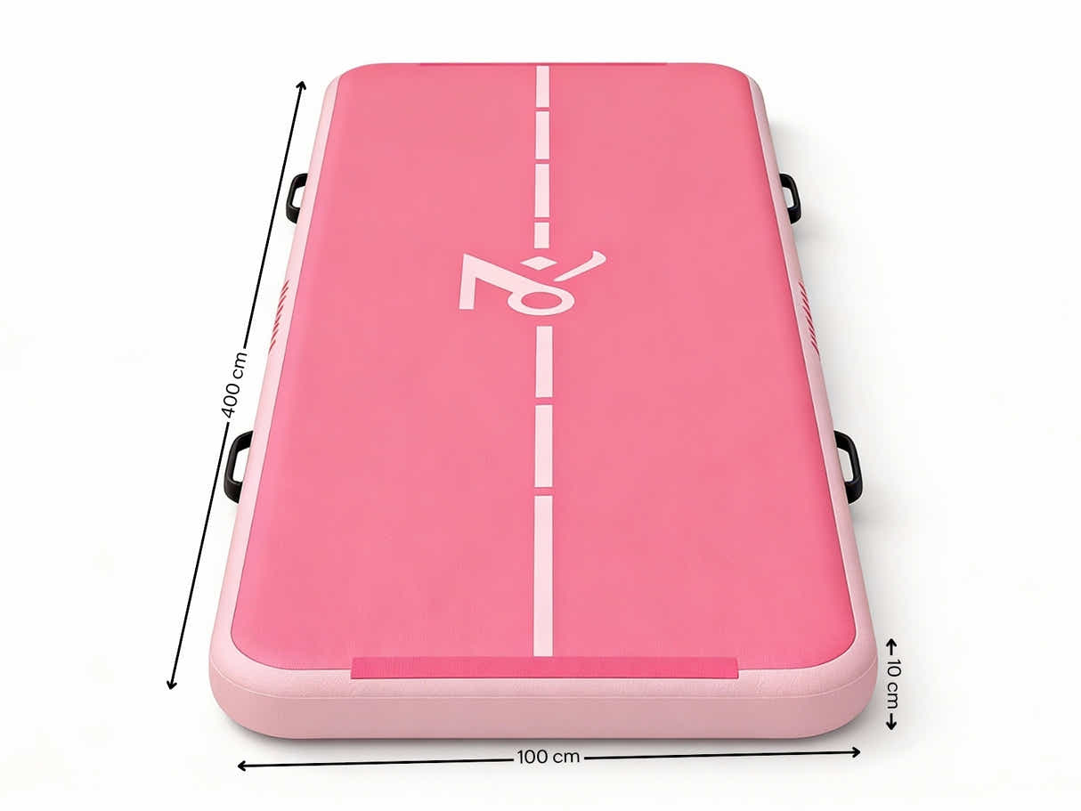 Air Track Pink – 400cm x 100cm x 10cm
