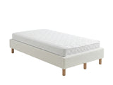 Xclusive Boucle Bed Base & Bonnell Mattress Bon10 - Single