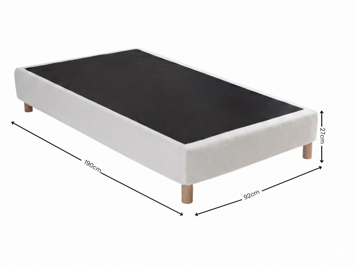DS Xclusive Boucle Bed Base - Single