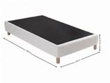 DS Xclusive Boucle Bed Base - Single