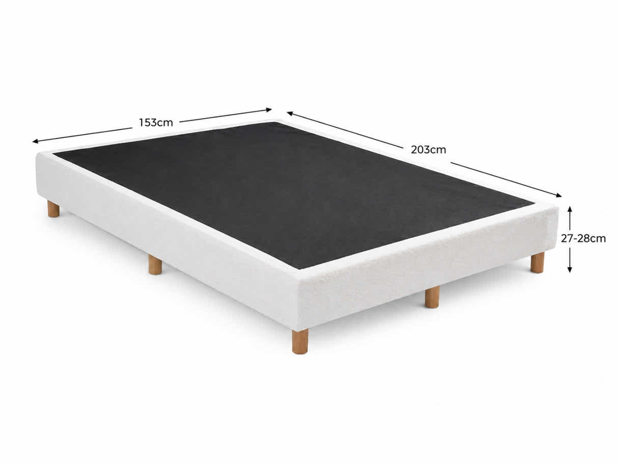 DS Xclusive Boucle Bed Base - Queen