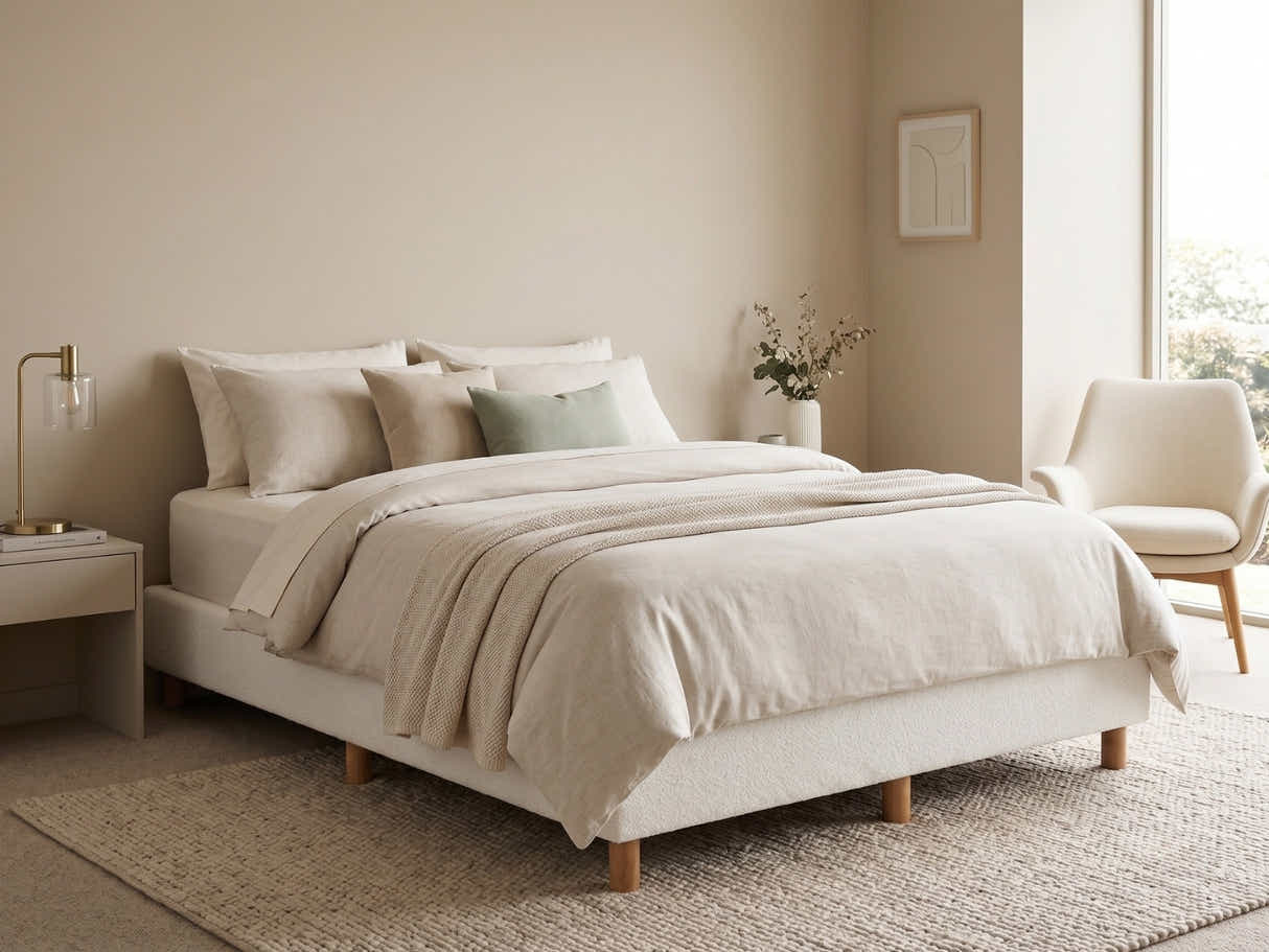 Xclusive Boucle Bed Base - Queen