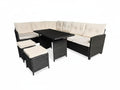 Laia 6-Piece Outdoor Set - Brown + Beige