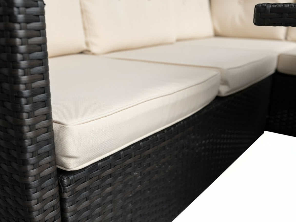 Laia 6-Piece Outdoor Set - Brown + Beige