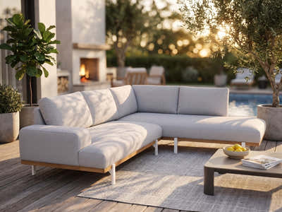Sava Outdoor Sofa Set - Grey