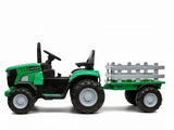 Ride On Tractor With Trailler Green