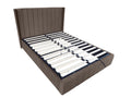 DS Gyllene Storage Bed Brown - Queen
