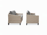 Sanstar 2PC Patio Set Khaki+Grey