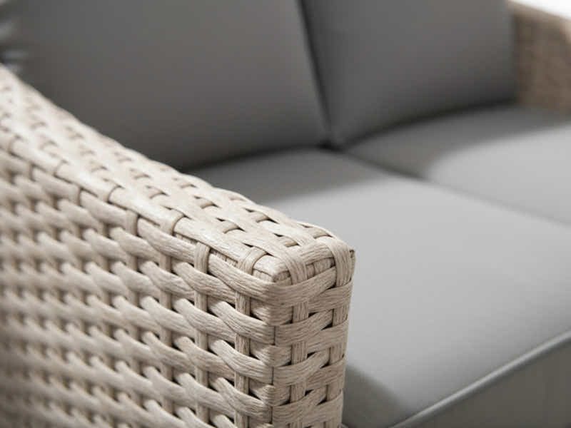 Sanstar 2PC Patio Set Khaki+Grey