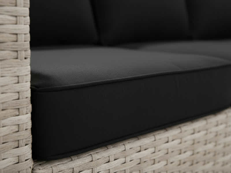 Sanstar 2PC Patio Set Khaki+Black