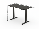 Height Adjustable Desk Set - Black