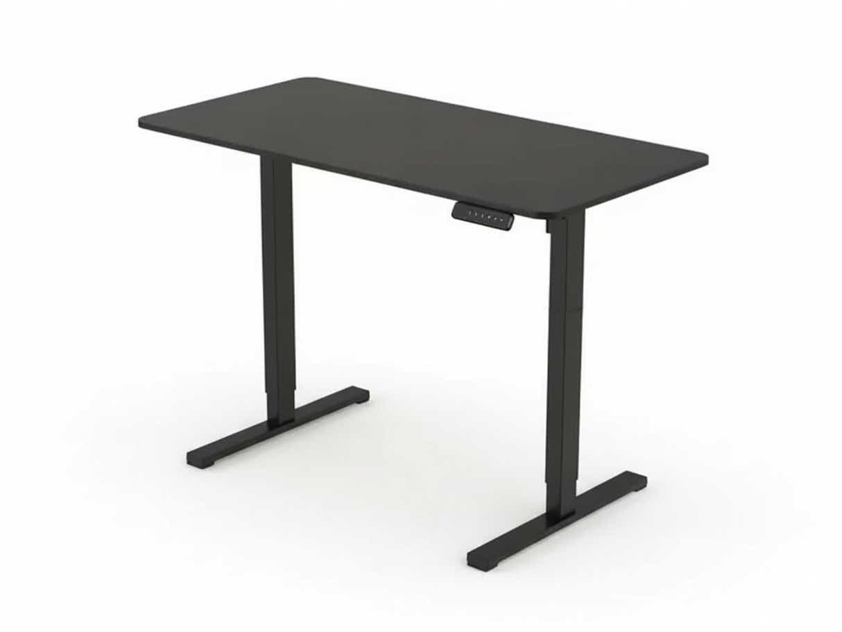 Height Adjustable Desk Set - Black