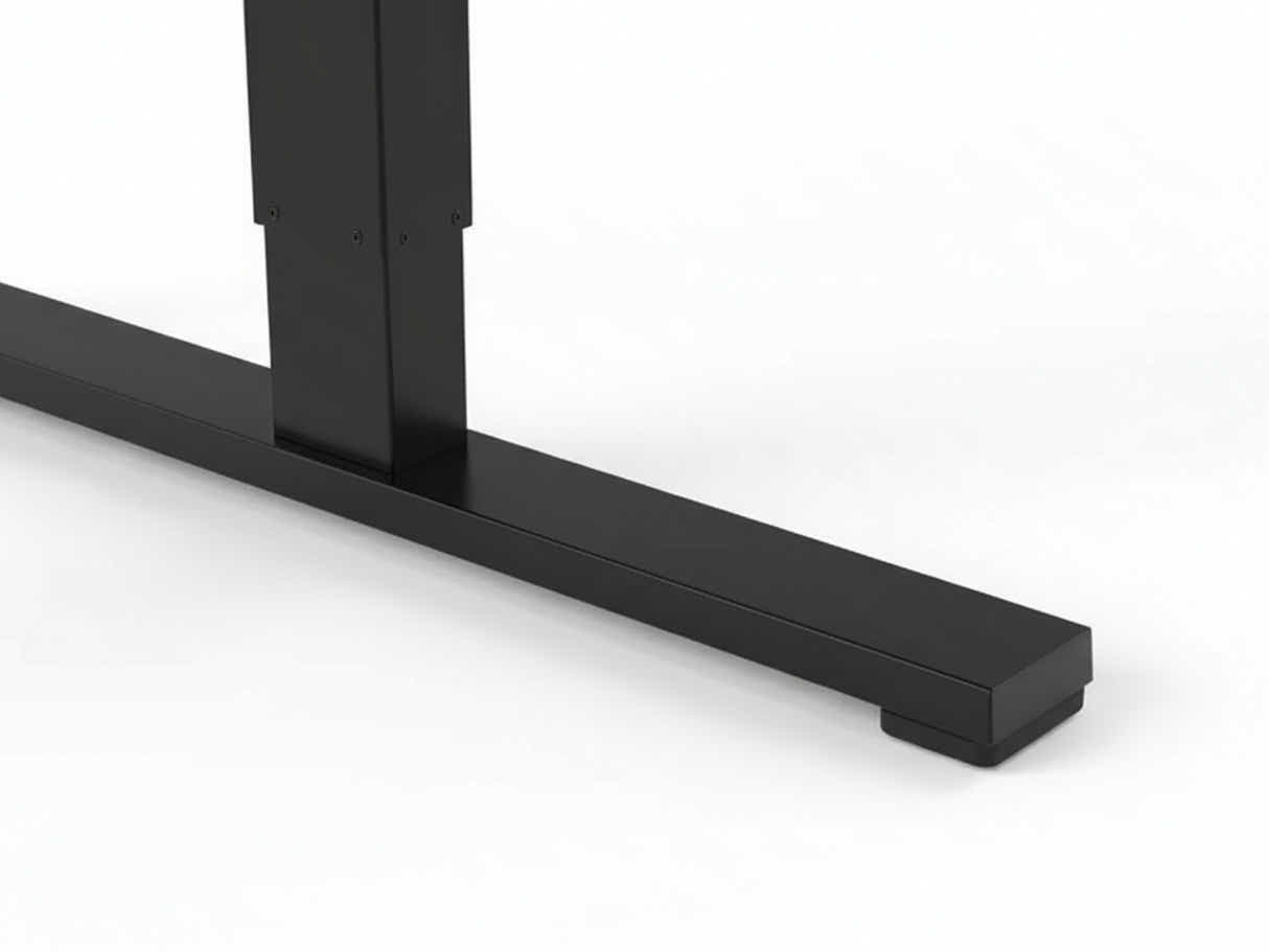 Height Adjustable Desk Set - Black