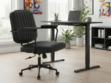 Height Adjustable Desk Set LK All Black & Elio Office Chair