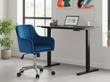 Height Adjustable Desk Set LK All Black & Artechwork Office Chair