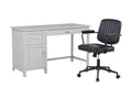 Home Office Desk with Storage Grey & Elio Office Chair