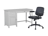 Home Office Desk with Storage Grey & Elio Office Chair
