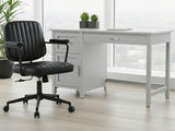Home Office Desk with Storage Grey & Elio Office Chair