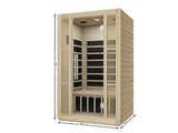 Aroha 2 Person Low EMF Far Infrared Sauna