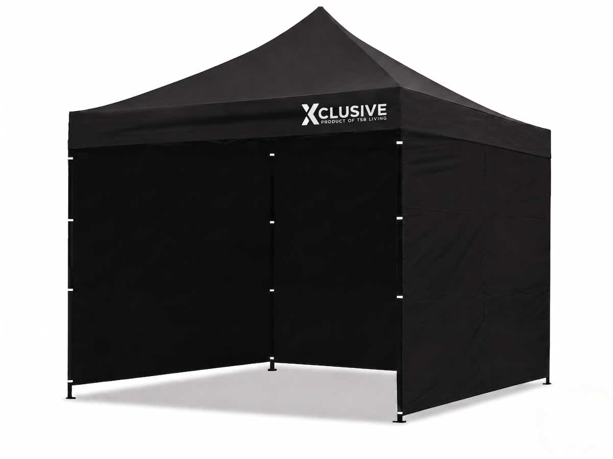 Xclusive Gazebo with Carry Bag 3m x 3m - Black