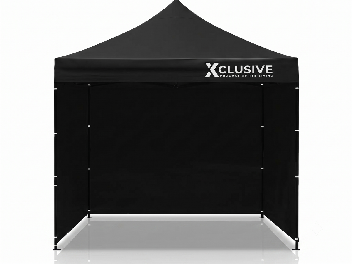 Xclusive Gazebo with Carry Bag 3m x 3m - Black