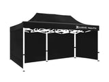 Xclusive Gazebo HEX 3m x 6m - Black