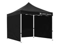 Xclusive Gazebo HEX with Wheel Bag 3m x 3m - Black