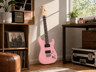 Electric Guitar Set - Pink