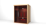 PORVOO 3 Person Low EMF + Red Tube Full spectrum Sauna