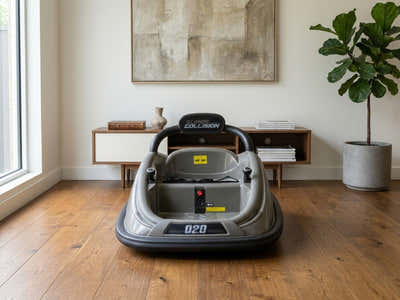Kids Ride On Bumper Car - Grey