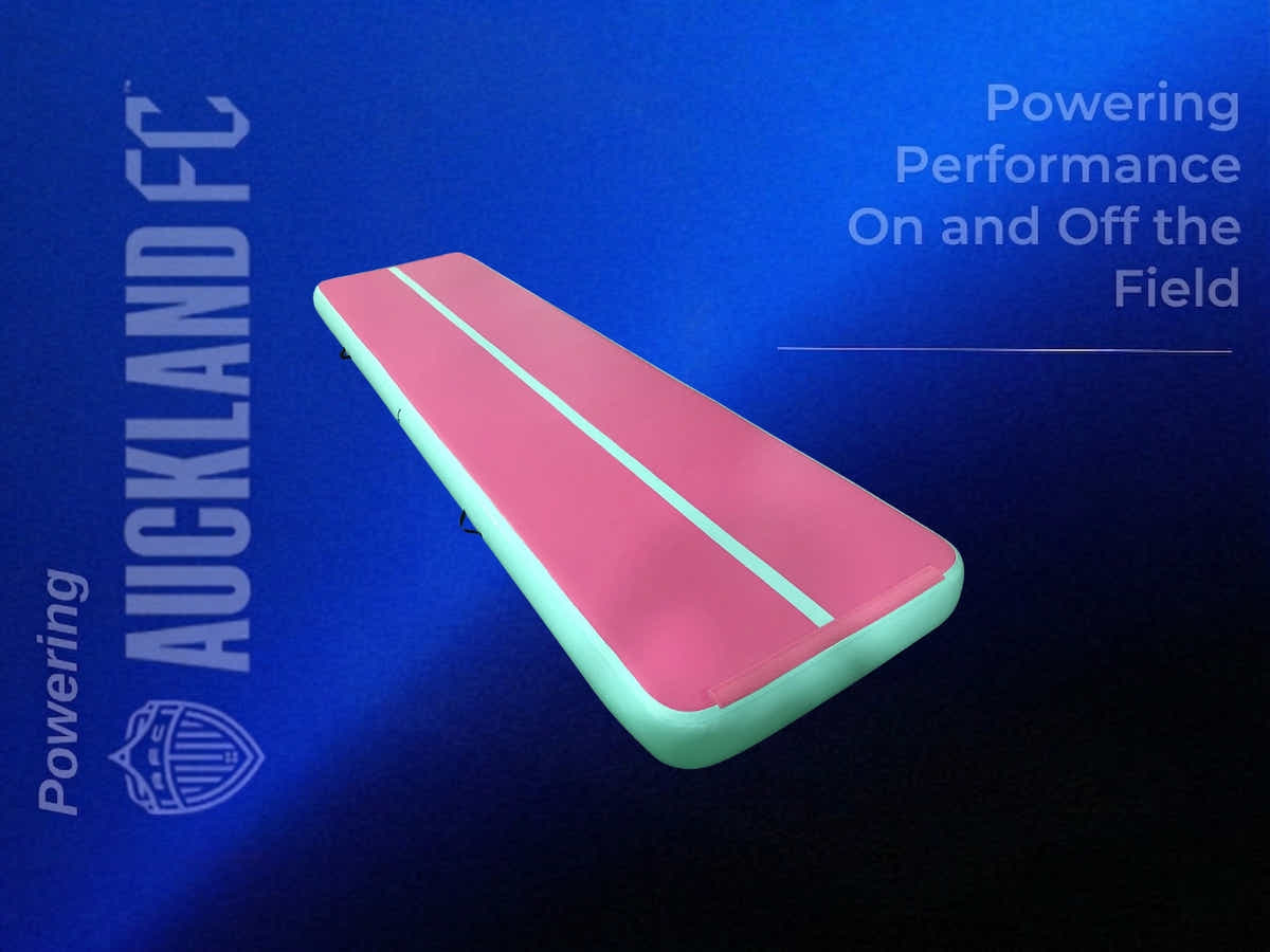 Air Track Pink & Green – 600cm x 100cm x 20cm