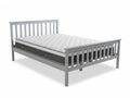 Hampshire Bed Frame Grey & MEM23 Mattress - Double