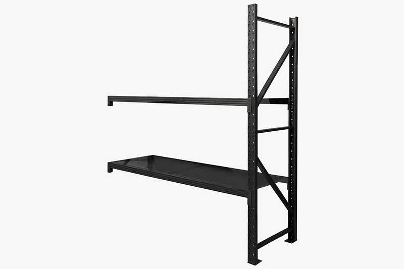 2-Layer Longspan Shelving Add-On Black – 2 M