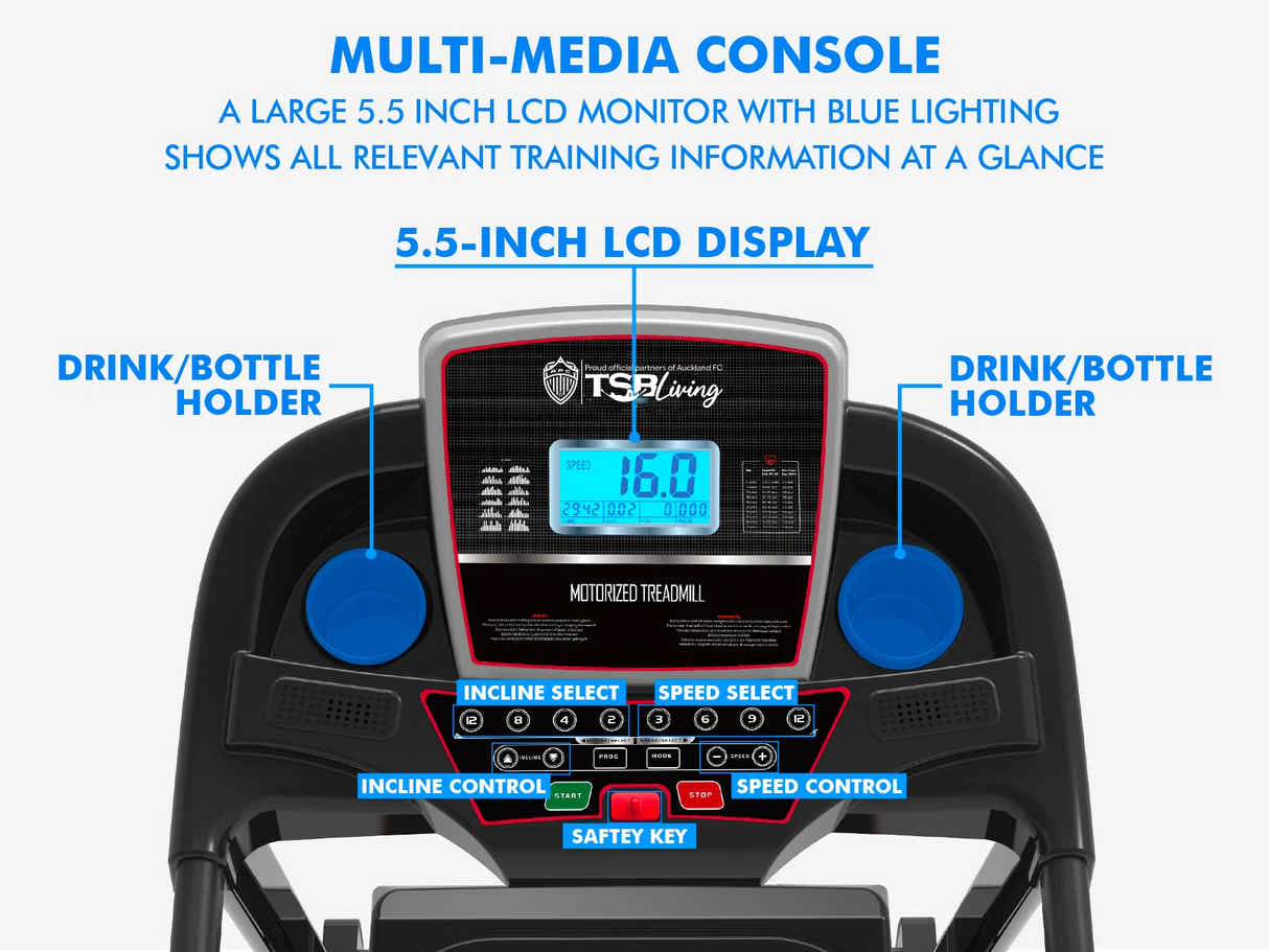 DS Multifunction Electric Treadmill - 42 cm