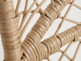 Rattan Headboard Leaf Natural - King