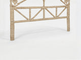 Rattan Headboard Leaf Natural - King