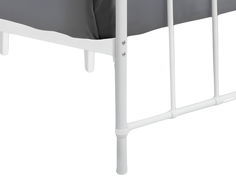 Darcy Bed White with Adelle Bedside Tables Combo - Queen