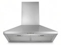 Midea 60 cm Canopy Rangehood Silver (No Duct)
