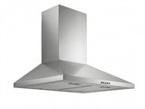 Midea 60 cm Canopy Rangehood Silver (No Duct)